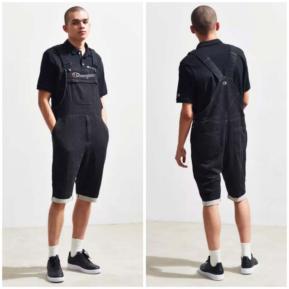 Champion reverse weave french terry shortalls S
